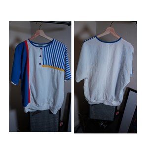 Super Amazing Vintage Color Block Tee